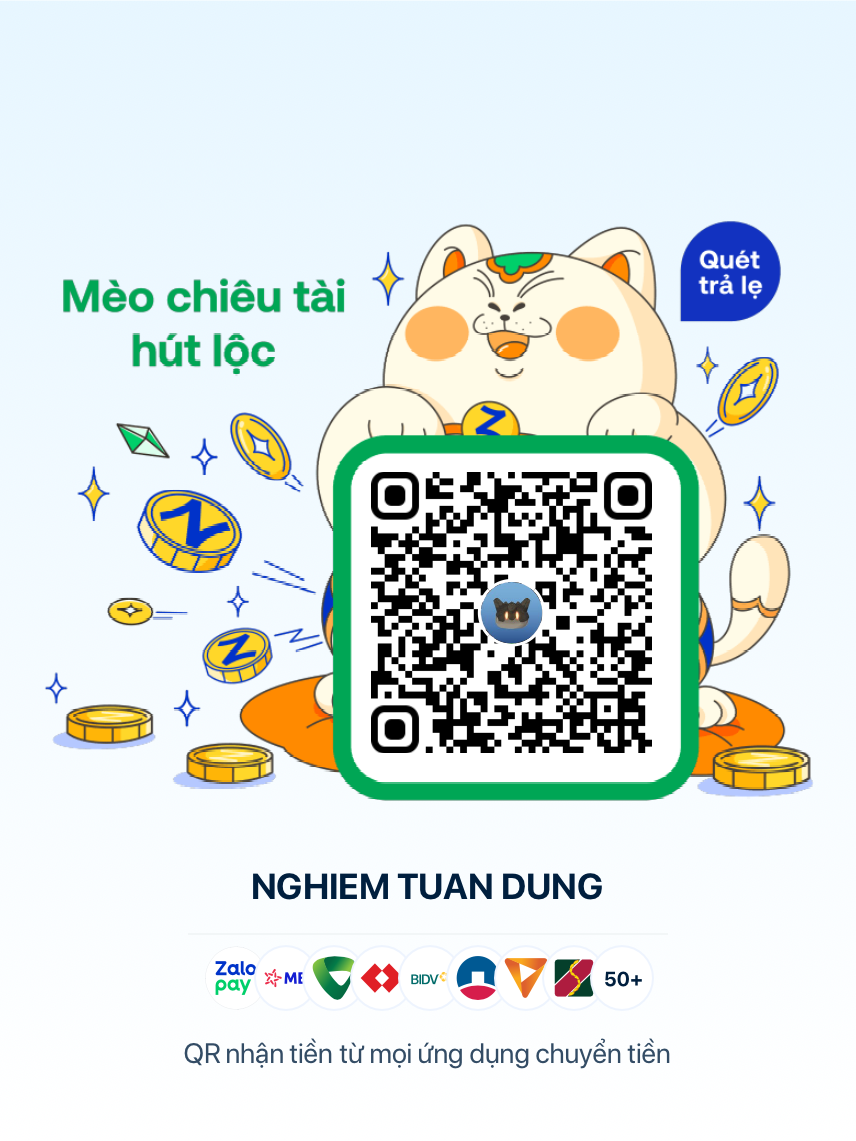QR tài khoản ủng hộ Tin K32 CBN qua ví điện tử